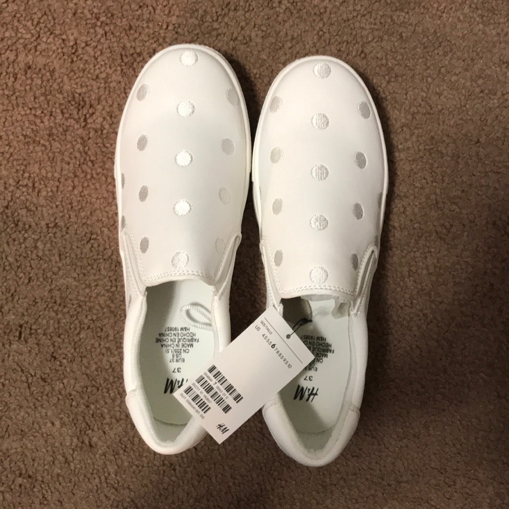 Slip-on shoes.
